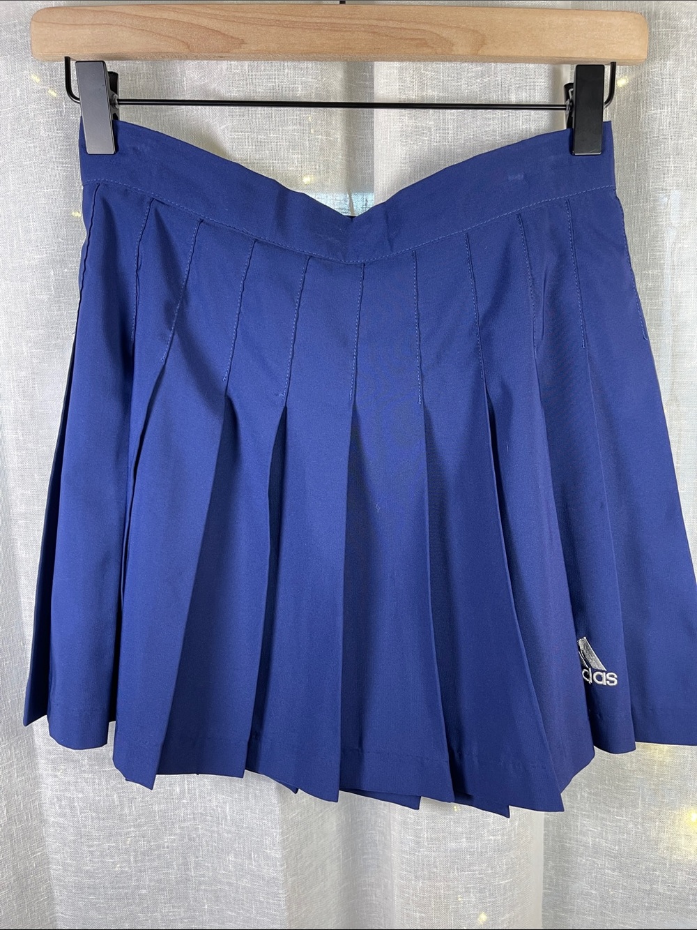 adidas Royal Blue Pleated Skater Tennis Skirt